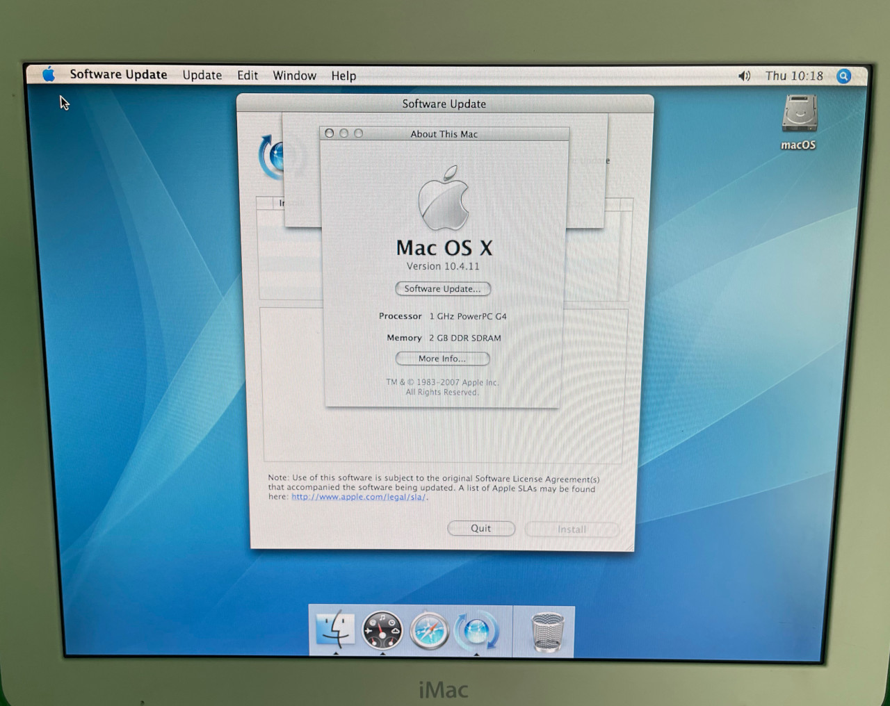 macOS Installed